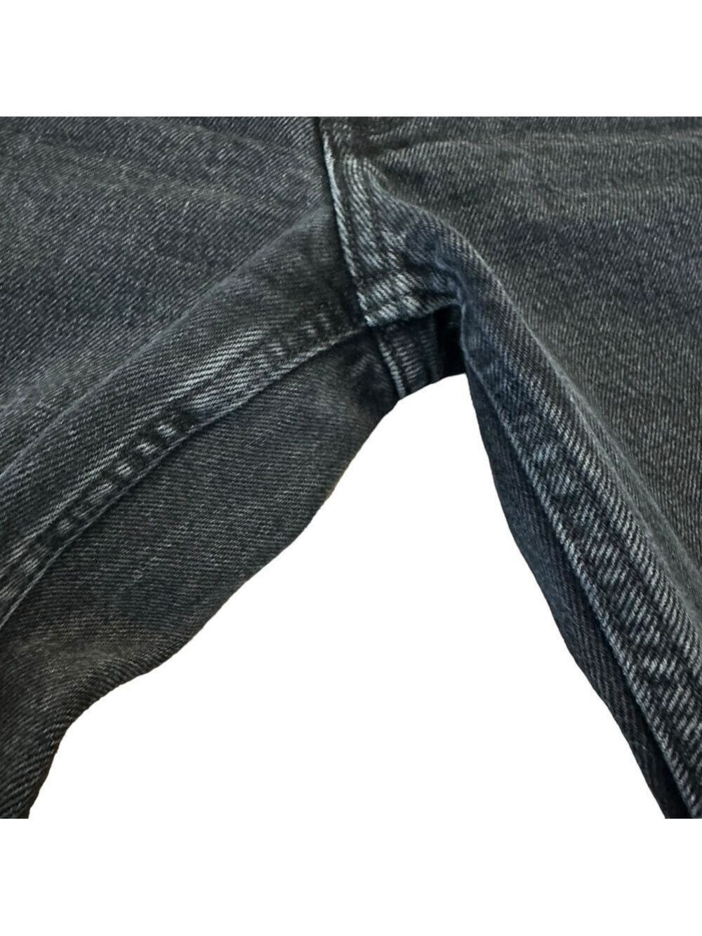 Abercrombie & Fitch Curve Love The Mom High Rise Black Jeans Size 24/00 Short - Picture 6 of 7